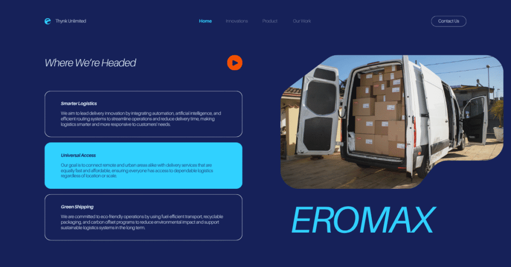 شركة إيروماكس للتوصيل